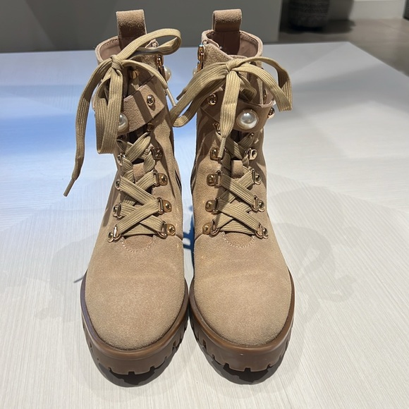 Karl Lagerfeld boots size 6.5 Tan/Beige - Picture 5 of 5